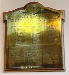 91. Methodist Church Plaque